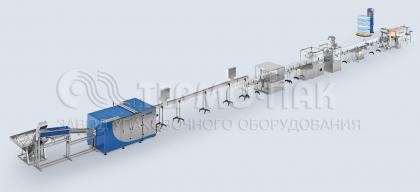 Комплексные линии розлива в ПЭТ-тару для формата бутылки 3,00 - 10,00 литров